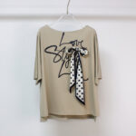 sukongfashion-women's t-shirts-NO.16085-apricot-hanging