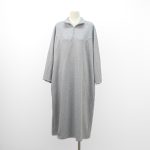 NO.15786 Spring Long Sleeve Casual Long Dress-gray-1