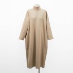 NO.15786 Spring Long Sleeve Casual Long Dress-khaki-1