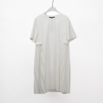 NO.16011 Pure Harmony Pleated Short Sleeve Dress-white