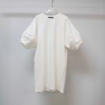 Sukong fashion NO.15908 Summer Solid Color Dress with Bell Sleeves-white-1