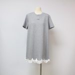 Sukong fashion NO.16326 Summer Mini Dress with Metal Badge-gray